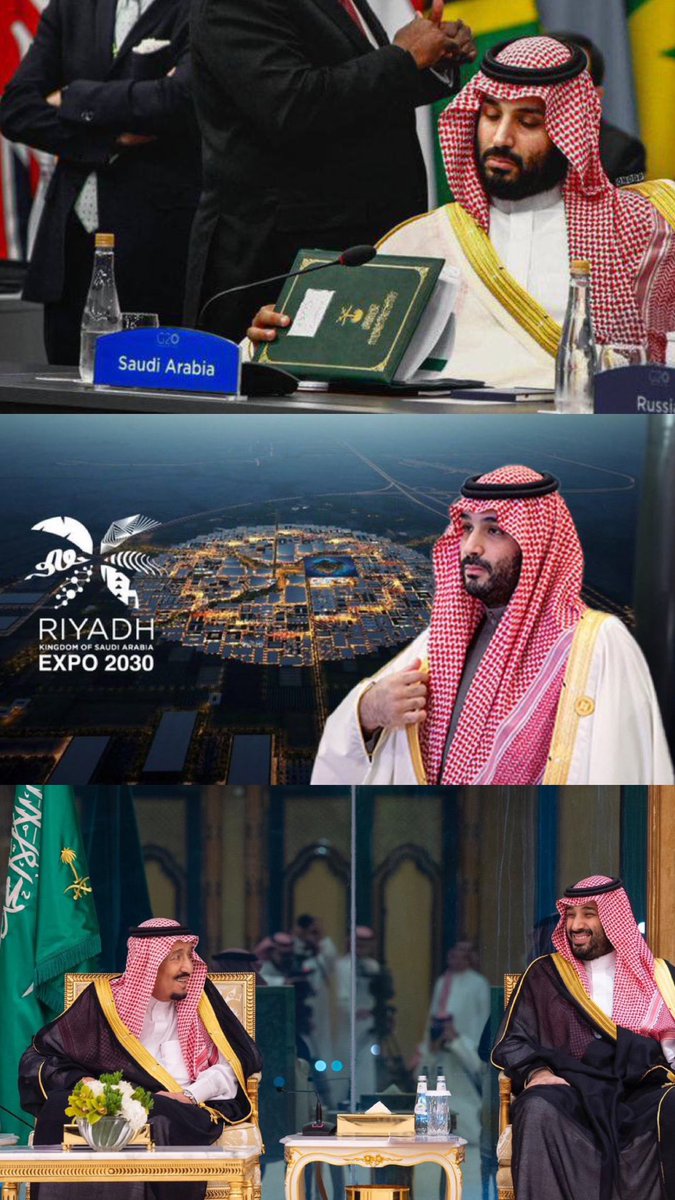 "مجدك لقدام وامجادك ورى🇸🇦💚"

#RiyadhExpo2030