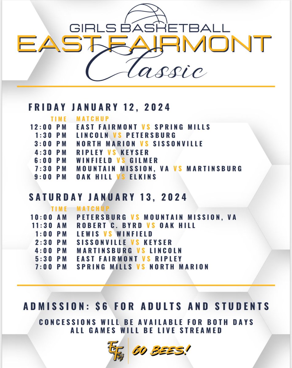 EF Classic is set for January 12 and January 13, 2024 at EFHS!