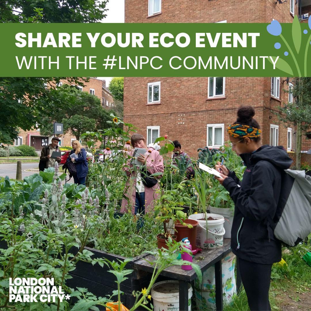 LondonNPC's tweet photo. Are you hosting an #EcoEvent in #London? Whether it's a festival, a workshop, group walk or anything in between, our #community site is the perfect place to showcase your event and attract attendees who share your passion for #nature. Promote your event @ https://t.co/N1QXKocFEP! https://t.co/UXCgm6iBfC