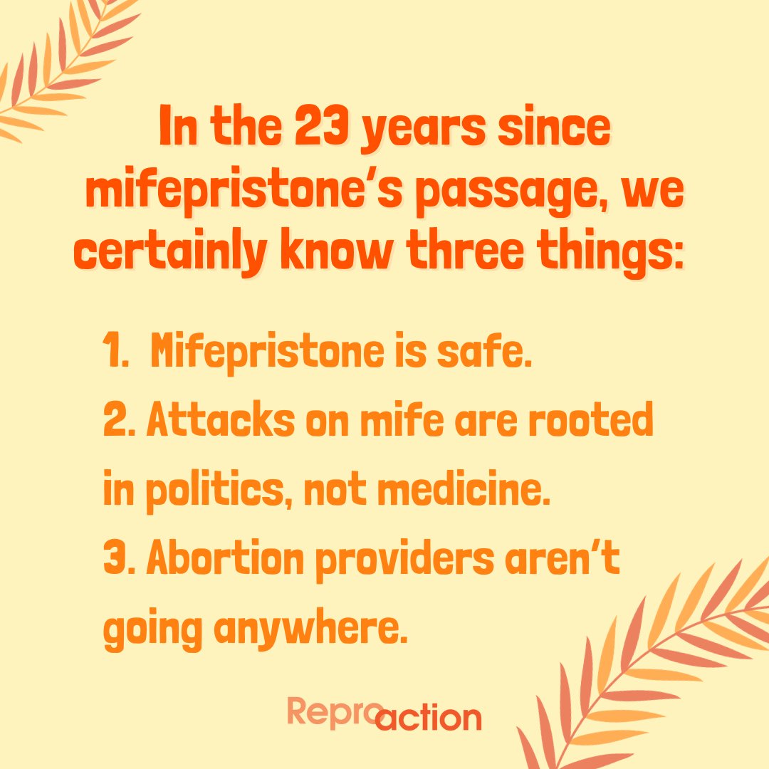 The facts are undeniable when it comes to Mifepristone. Explore our page of resources dedicated to dispelling myths on abortion pills. reproaction.org/resource/debun… #AbortionPills #Mifepristone #HealthCare