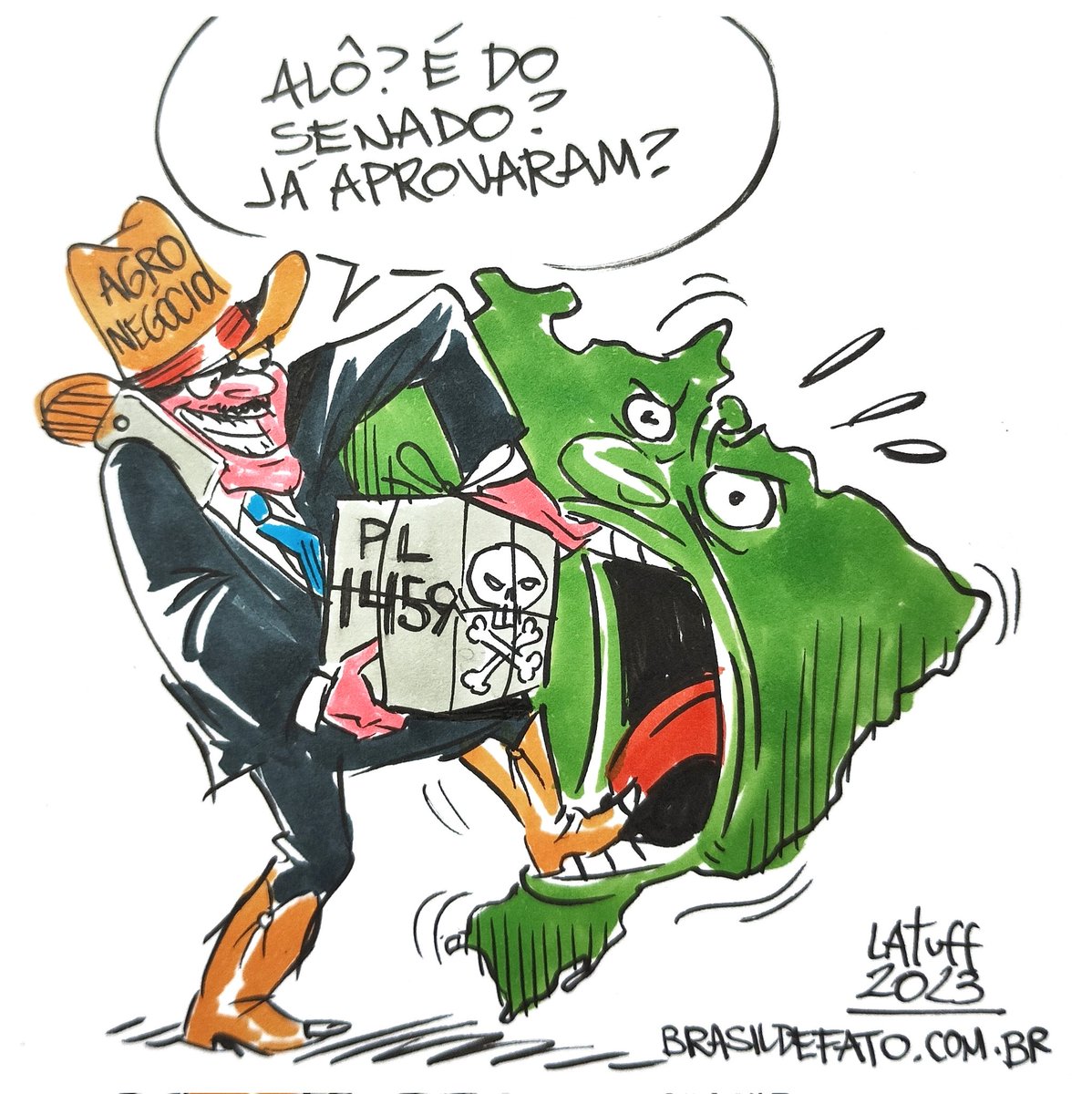 LatuffCartoons's tweet photo. #NãoAoPacotedoVeneno
@brasildefato 
@MST_Oficial https://t.co/Wj83TJcJCV