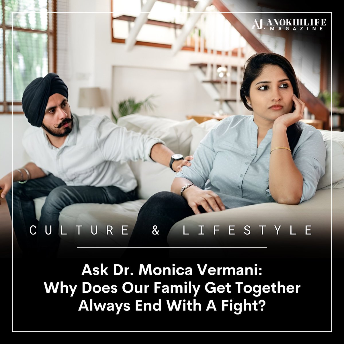 AnokhiLifestyle's tweet image. Ask Dr. Monica Vermani: Why Does Our Family Get Together Always End With A Fight

✍️ Dr. Monica Vermani (@VermaniDr)

—
🔴 FULL STORY: anokhilife.com/culture-and-li…
—

#DrMonicaVermani #FamilyProblems #Arguments #Arguing #FamilyFight #FamilyGetTogether #Celebration #AnokhiLifestyle