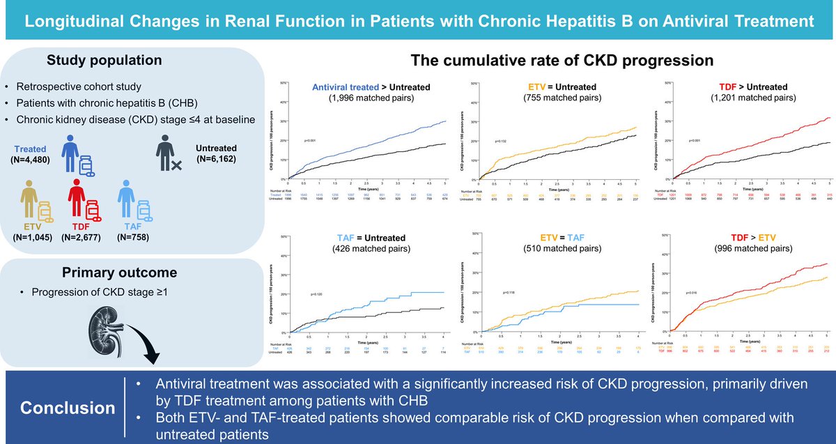 "Longitudinal changes in renal function in patients with chronic hepatitis B on antiviral treatment" now online <a href="/APandT/">roypounder.apt</a> - bit.ly/3T1H9GP 
#livertwitter #hepB #liver