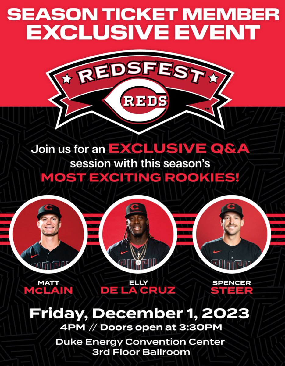 Holidays are a tough time for many, I was there not long ago.

Know any single dads or moms who has a daughter or son in love with the #Reds and free Friday? LMK, I got a few tickets.