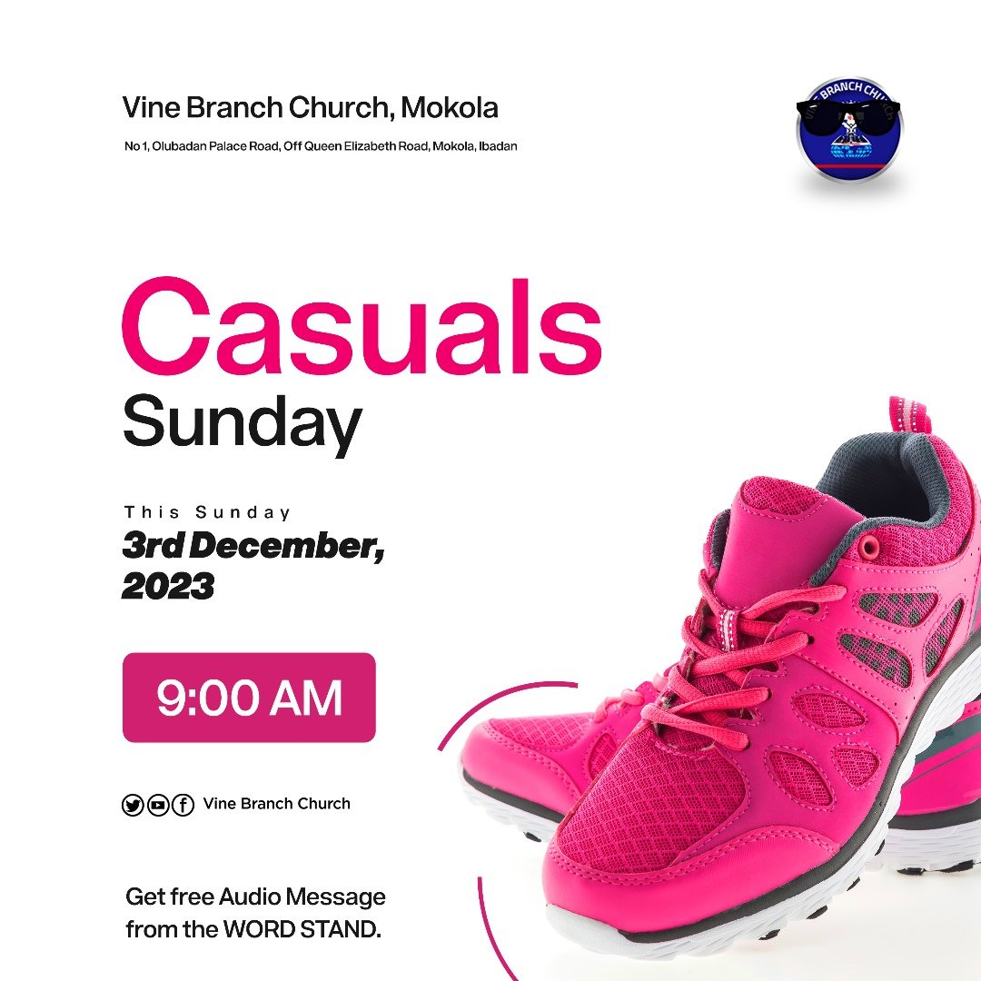 VBCmokola's tweet image. Gear up for a Sunday like no other – it's Casuals Sunday! 

Join us in your casual best for a day of connection, worship, and God's extraordinary presence. See you in church!

This Sunday •||• 9am

#CasualsSundays
#CombinedService
#VBCservices
#VBCMokola