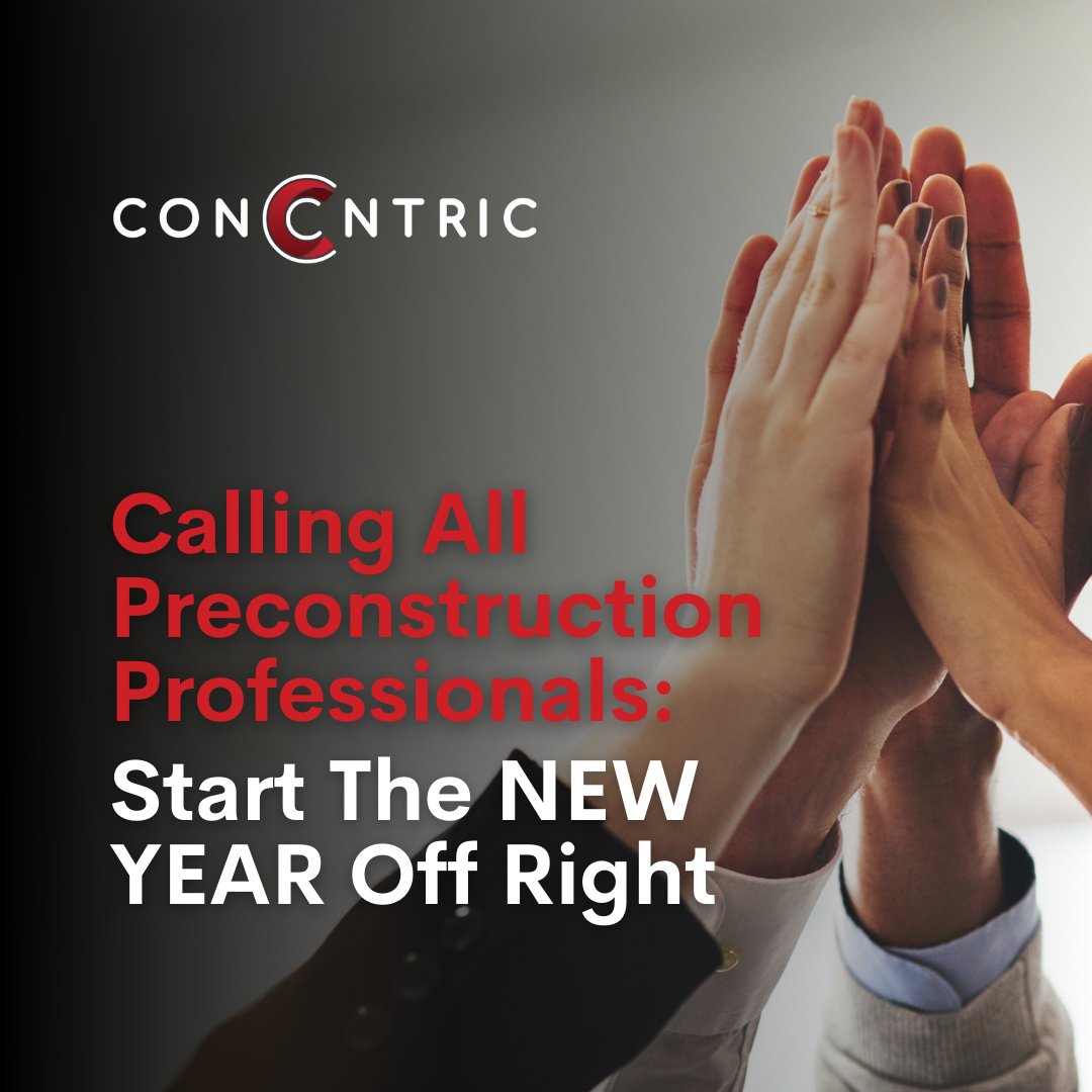 concntric's tweet image. Starting off the new year right means starting with ConCntric now.

Leave the fragmented tools you’re using behind and instead embrace efficiency, reduced risks, and increased project success. Book a demo with us at: concntric.com/book-a-demo/.

#preconstructionsoftware