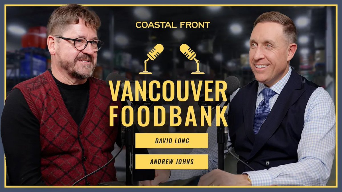 Join us as David Long, CEO of the @VanFoodBank, sits down with our host @AndrewNJohns and shares his insights on combating food insecurity. A former chef with an international career, David discusses the challenges of food distribution and waste. Watch: youtu.be/eL58t-Z3xVg