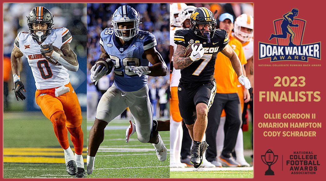Cody Schrader named one of 3 finalists for the Doak Walker SEC Rant
