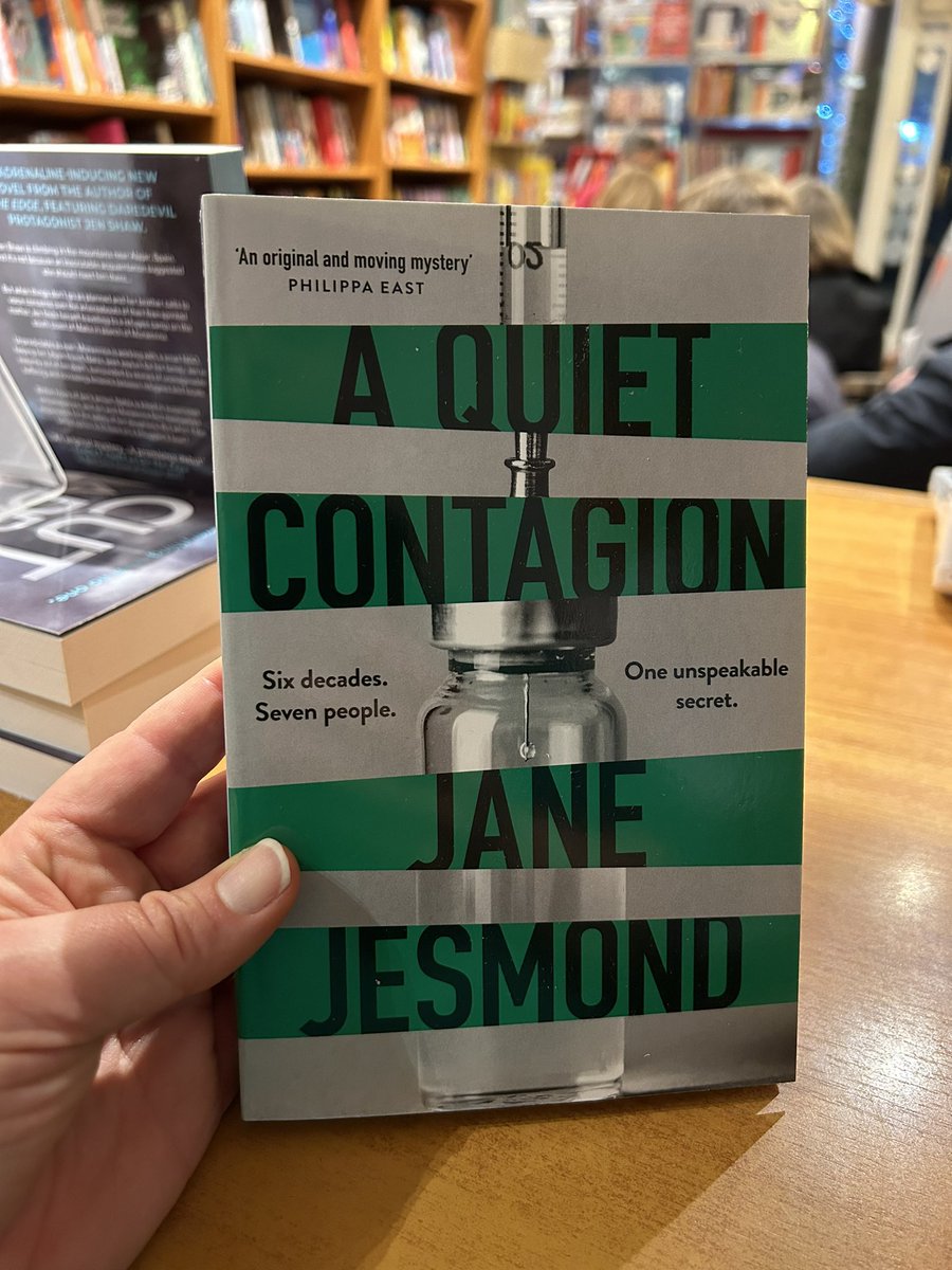 🎉Publication day 🎉 for #aquietcontagion 🦠🧪 @VERVE_Books @AuthorJJesmond and we’re delighted to welcome Jane this evening to tell us all about it 📚❤️ #thrillers #books #bookevents #reading #coventry