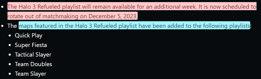 KevinKoolxHalo's tweet photo. The Halo 3 Refueled playlist lives on for another week! The maps have been added to other playlists which is a great move by 343! https://t.co/HXTVF9TnFz