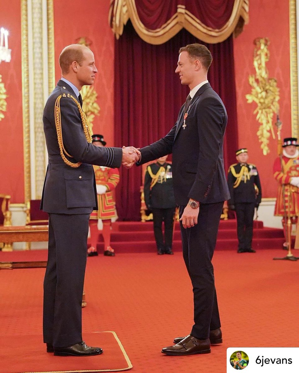 NorthernIreland's tweet photo. Congratulations to @6jevans on receiving your MBE 👏🏻 WELL deserved 🙌🏻 #GAWA https://t.co/vqInn7YAc7