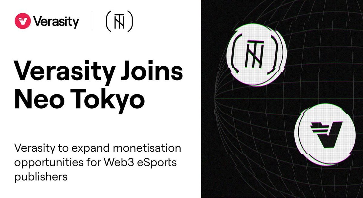 Verasity_Port's tweet photo. Juntamo-nos ao @NeoTokyoCode como um projeto Outer Citizen!🔥

Com o rápido crescimento dos jogos #Web3, a #Verasity, por meio do #VeraAds, pode ajudar editores e projetos de jogos blockchain a hospedar e monetizar conteúdo de vídeo através do nosso player.

Obrigado @ZssBecker https://t.co/WRMK4sW3yt