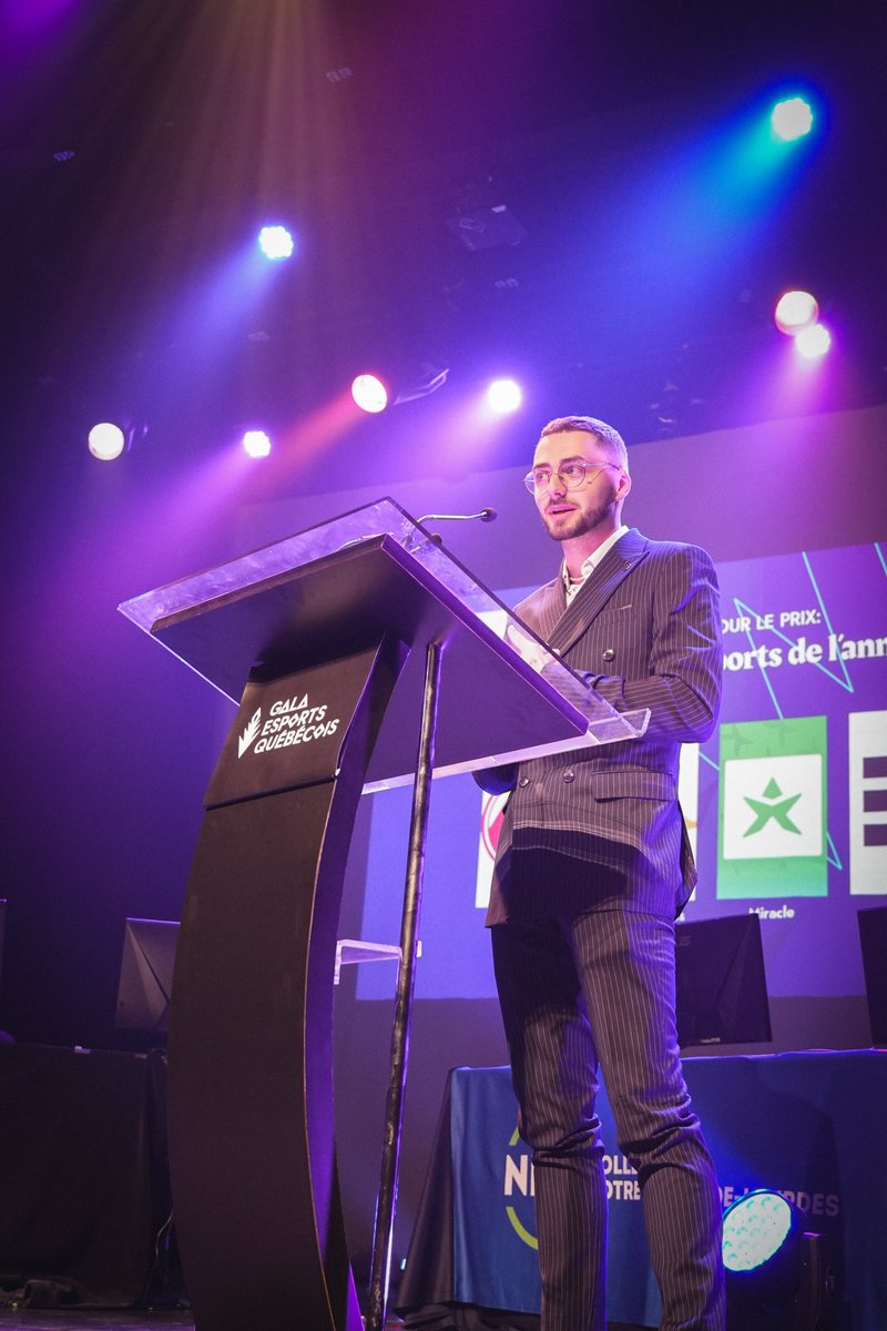 Vos gagnants du prix « Organisation Esports de l’année ».
🏆<a href="/DuckyEsports/">Ducky</a>

#GEQ #GalaEsportsQuebec
