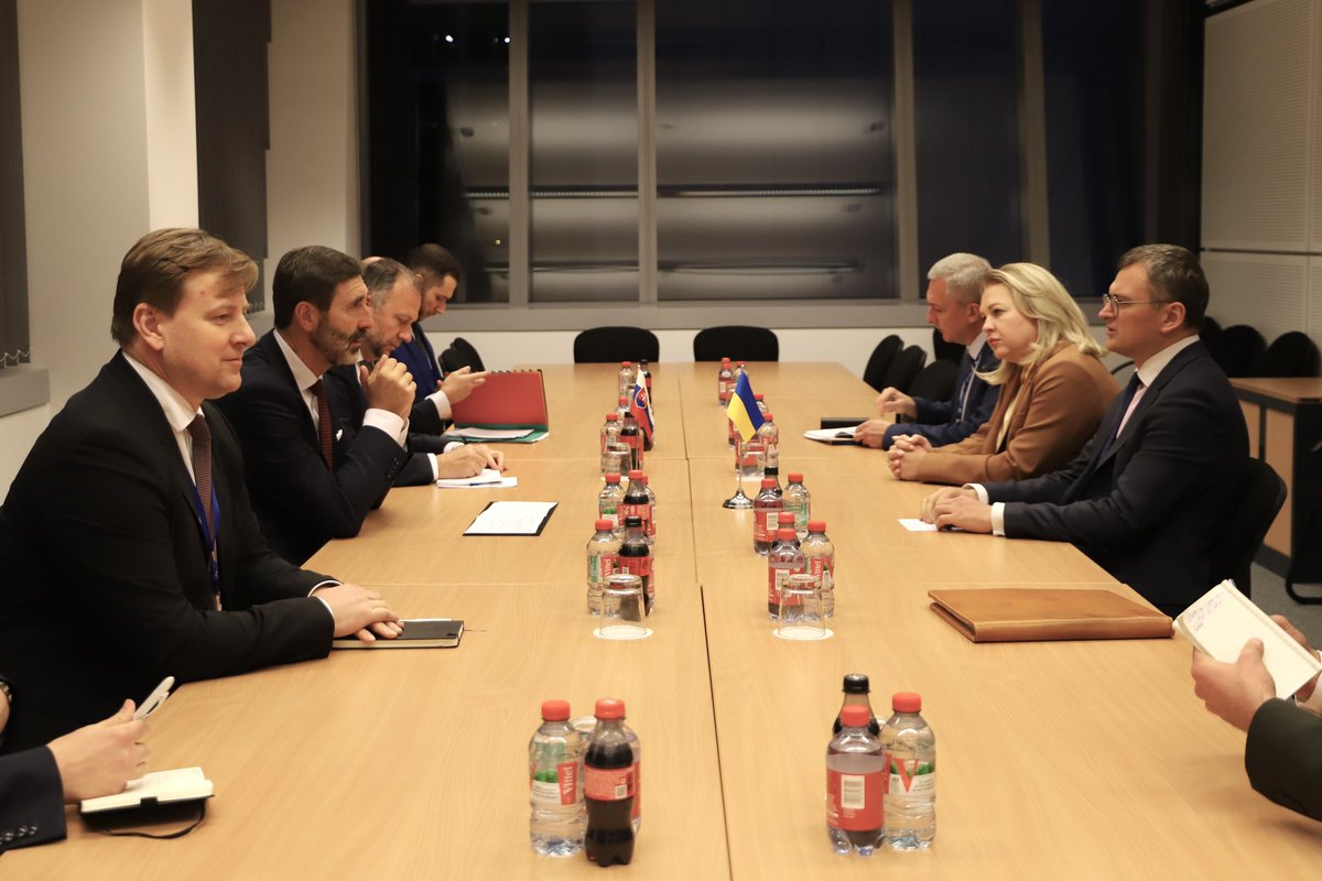 Constructive meeting with my new Slovak counterpart Juraj Blanár. I thank Minister Blanár for reaffirming Slovakia’s unequivocal support for Ukraine’s sovereignty and territorial integrity within our internationally recognized borders. It is also important that Slovakia will…