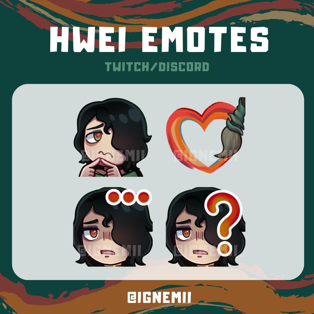 ignEmii's tweet image. for those that don't know yet, i now have an Etsy shop!!
link in the replies! please check it out 💕

i plan to make ready-to-use emote bundles of new characters, currently i have hwei (league of legends) and iso (valorant) emotes✨ 

#VALORANT #Iso #League_Of_Legends #Hwei