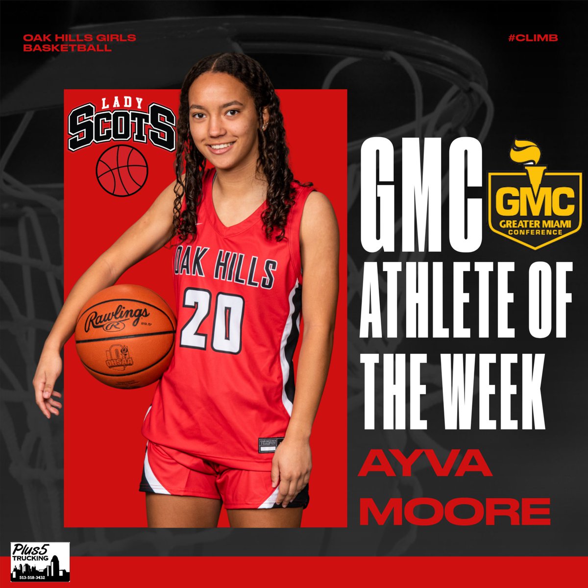 Congrats to junior Ayva Moore on being named <a href="/GMCSports/">GMC Sports</a> Athlete of the Week! Ayva came off the bench in our season opening win over Mercy-McAuley and had a team high 7 points, 4 steals, and 3 assists, and 5 rebounds. Ayva also has a 4.0 GPA, while taking multiple AP classes!