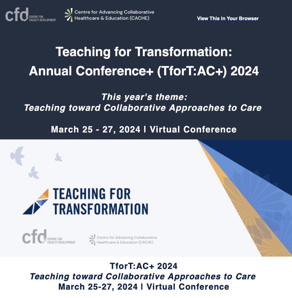 There's still time! ⏳ Submit your Abstracts Now for Teaching for Transformation: Annual Conference+ (TforT:AC+) 2024! Click on the on the abstract submission link for more: forms.gle/mryAWgYVgcSg85… @IPEUofT @UofTMed_OID @workingatuoft @asunursing @asucaiper @CAIPEUK