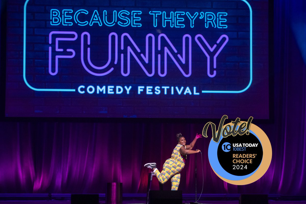 BTFComedy's tweet photo. 🌟 Exciting News! 🌟 ‘Because They’re Funny Comedy Festival’ has been nominated by USA Today for Best New Festival! 🎉 

Cast your VOTE NOW! You can vote once a day. Let’s make laughter the winner! 🏆 Voting ends December 25th at 11:59 am EST. 

https://t.co/4HfIAEyeEa https://t.co/WKB9RJQNGa