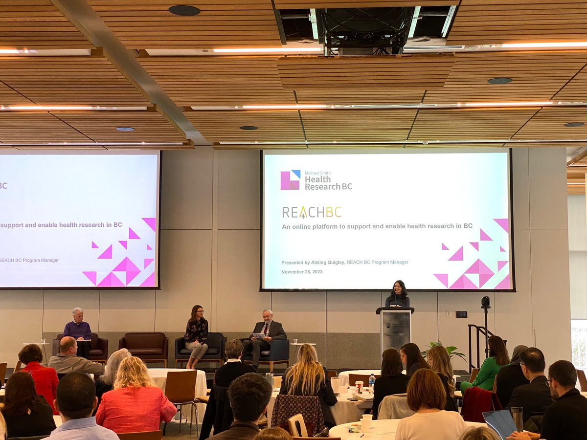 An engaging discussion on removing barriers to #clinicaltrials for participants from <a href="/StirlingBryan/">Stirling Bryan</a>, Jennifer Claydon, Aisling Quigley and Jim Mann. #CTBC2023.