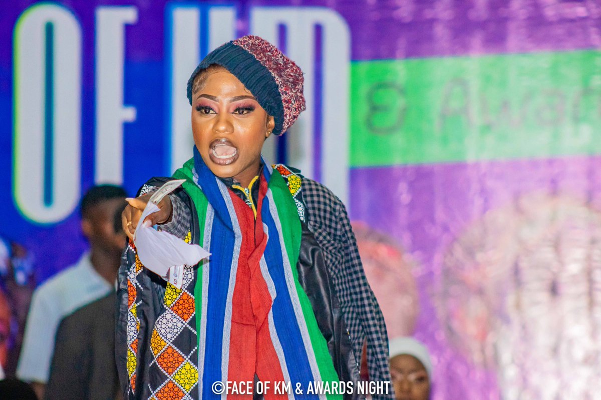 KMYouthCommitte's tweet photo. Face of KM and Awards night 2023 middle act.

 The promise of Politicians remains putting young people first but they easily deviate after voting them into office.

The Queens speak loudly and are ready to change the narrative! 

#FaceOfKM23 
#AwardsNight https://t.co/i1BxUmGhi8