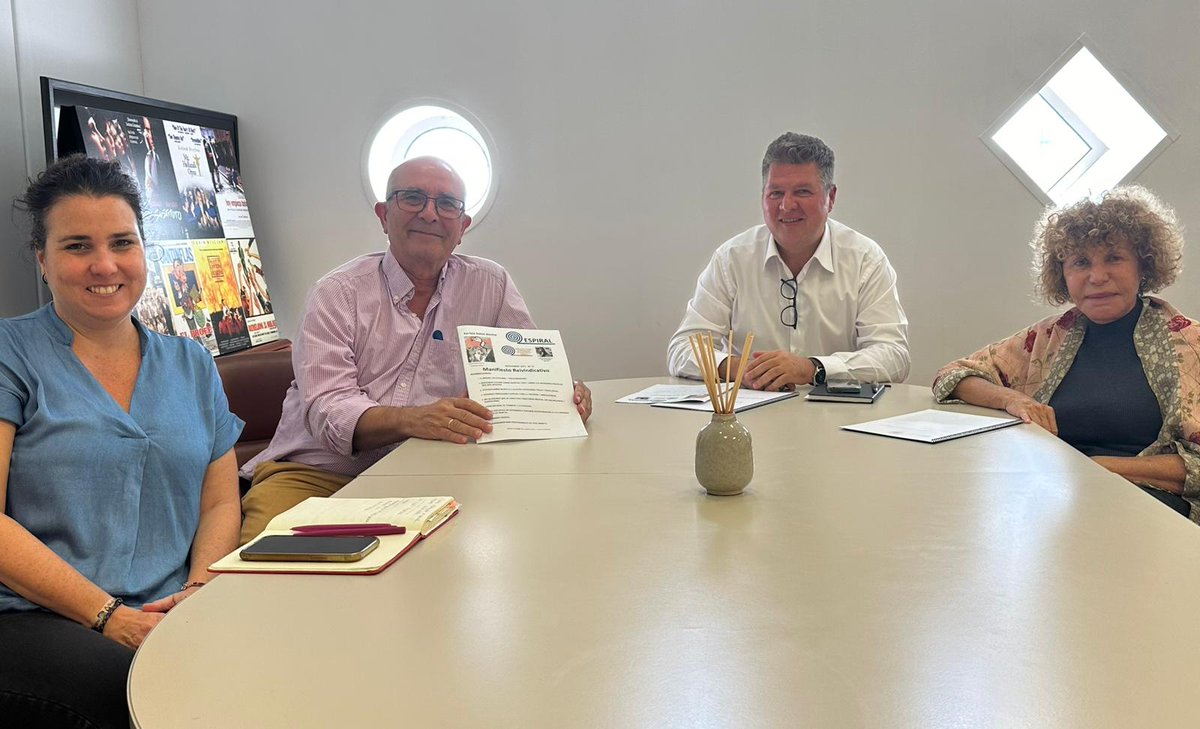 🔵 CHARTER 100Gran Canaria se reunió con el Viceconsejero de Formación Profesional y Cualificaciones Profesionales Sr Francisco Rodríguez M. y el Pte de Espiral Asociación Canaria de Integración de Salud Mental Sr Emilio Gotera S.
🔵Salud Mental Asunto Prioritario para Canarias