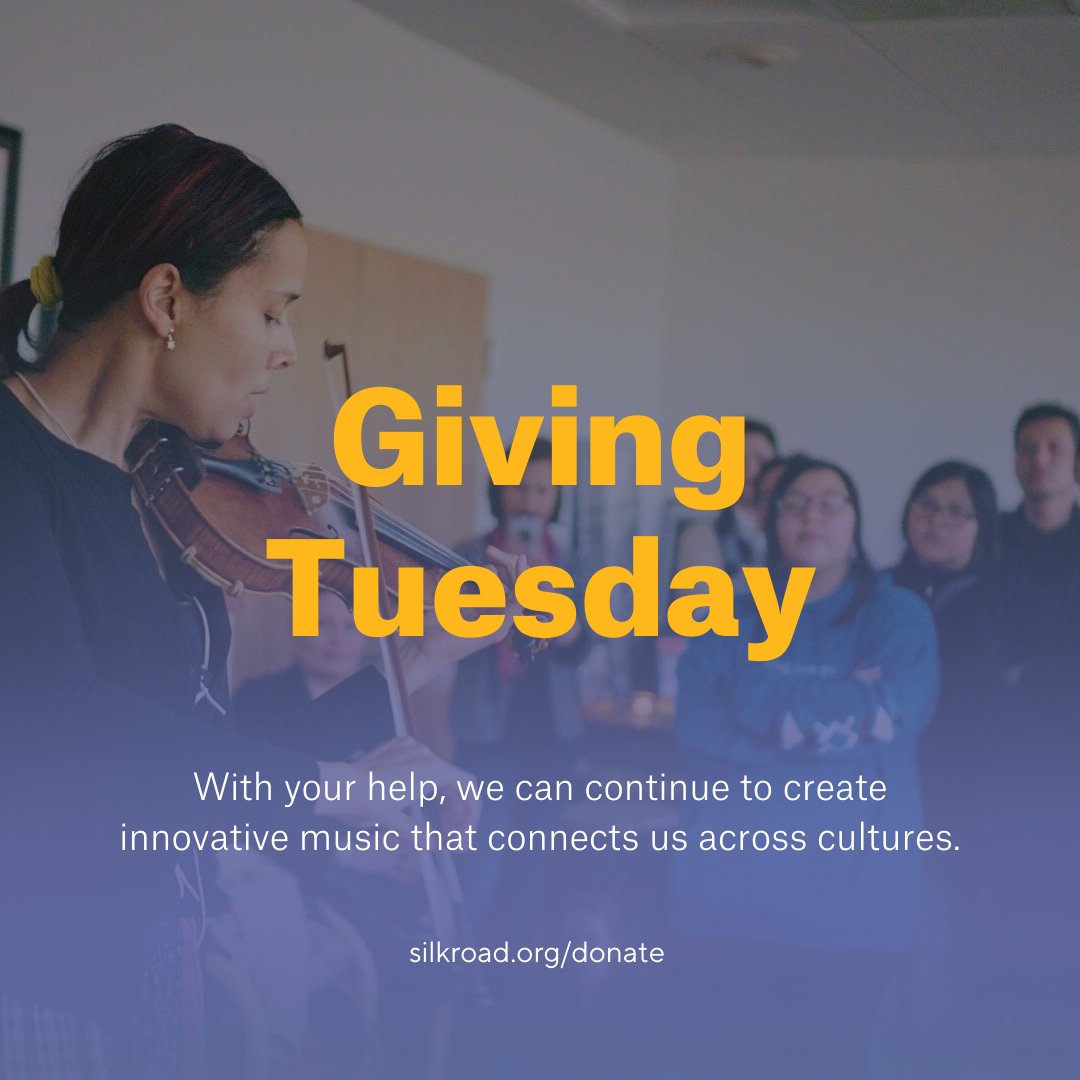This #GivingTuesday, join Silk Road in building a more hopeful and inclusive world through the power of music. To donate, click the link below! silkroad.org/donate