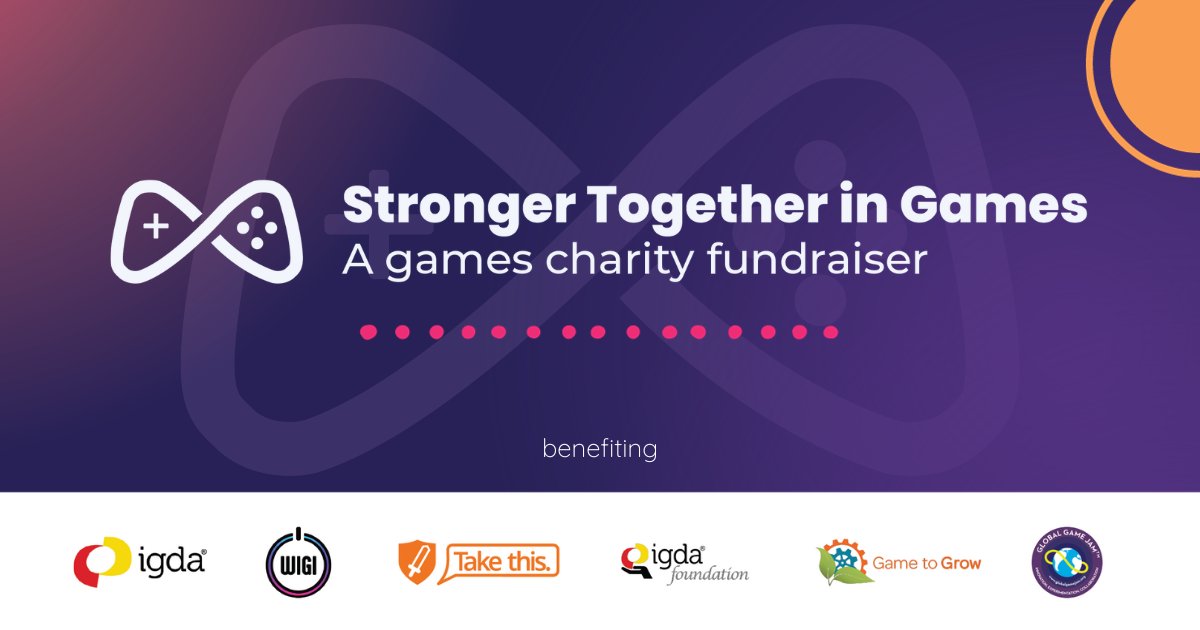 Women in Games International (WIGI) (@getwigi) on Twitter photo Today is #GivingTuesday! 🎁
Please consider supporting our Stronger Together In Games Campaign with <a href="/TakeThisOrg/">Take This</a> <a href="/globalgamejam/">GlobalGameJam</a> <a href="/GametoGrow/">Game to Grow</a> <a href="/IGDA/">International Game Developers Association</a> <a href="/IGDAFoundation/">IGDA Foundation</a>💜
🔗Learn more about our fundraiser: givebutter.com/strongertogeth… Today is #GivingTuesday! 🎁
Please consider supporting our Stronger Together In Games Campaign with <a href="/TakeThisOrg/">Take This</a> <a href="/globalgamejam/">GlobalGameJam</a> <a href="/GametoGrow/">Game to Grow</a> <a href="/IGDA/">International Game Developers Association</a> <a href="/IGDAFoundation/">IGDA Foundation</a>💜
🔗Learn more about our fundraiser: givebutter.com/strongertogeth…