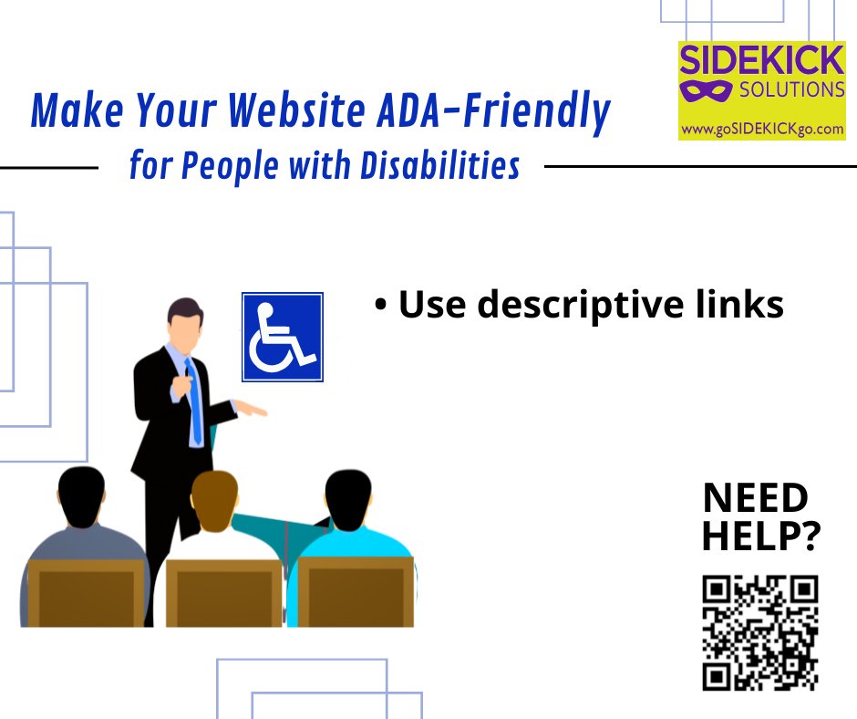 With so many people on the internet for day-to-day activities, it really heightens the need to have designs and tools for accessiblity. #accessiblewebsites  #ADAcompliantwebsites