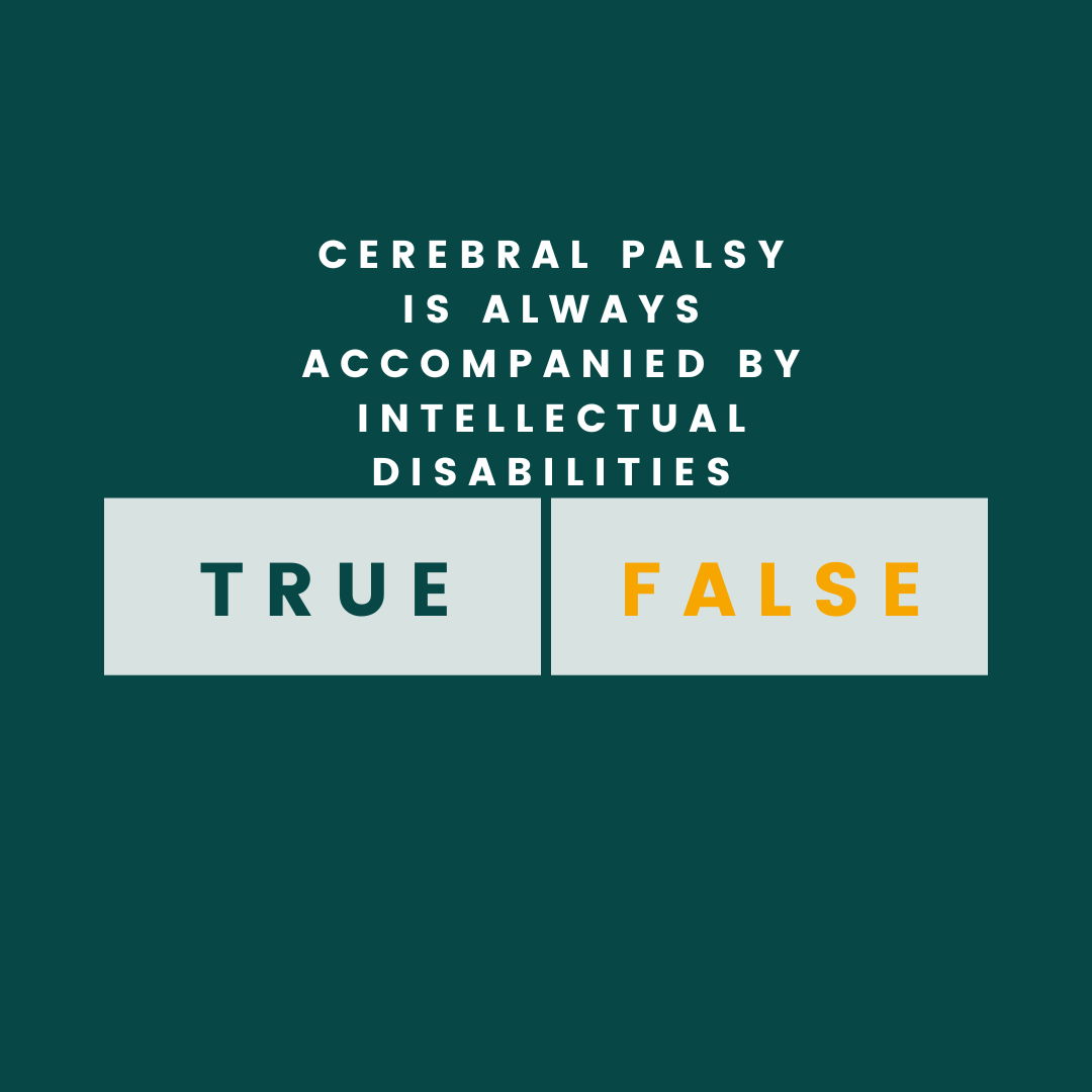 UCPnational's tweet photo. Today is Teach Tuesday! So, today's question is: Cerebral Palsy is always accompanied by intellectual disabilities?
This is False. You can learn more on the CDC website https://t.co/CQuy1VFKC6.
#UnitedCerebralPalsy #TeachTuesdays #DisabilityEducation https://t.co/crCISUYtxE
