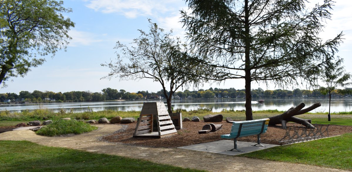 Madison Parks is installing a nature play area in Olbrich Park. The community is invited to attend a public input meeting, on Tuesday, November 28. cityofmadison.com/parks/projects… Photo: Brittingham Park nature nook is shown as one example.