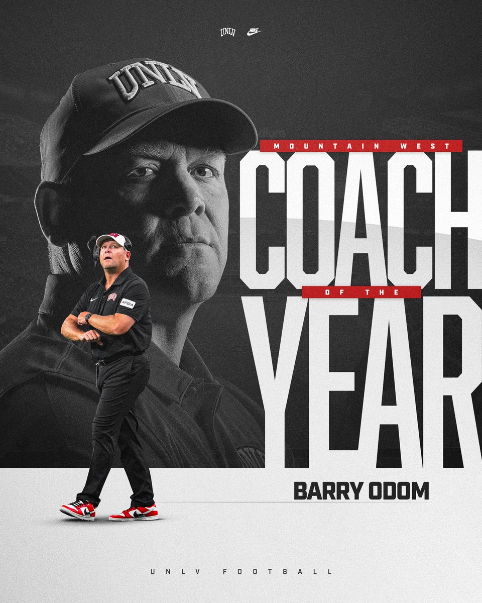 MOUNTAIN WEST COACH OF THE YEAR 

Congrats <a href="/Coach_Odom/">Barry Odom</a> 

📰: bit.ly/3RjUqJP