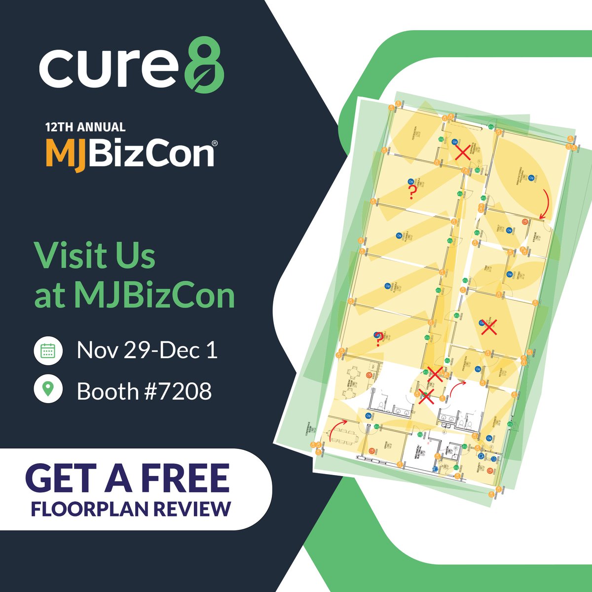 TOMORROW and for the rest of the week, come see us at booth 7208!

#cannabistech #cannabis #cannabisindustry #mjbizcon