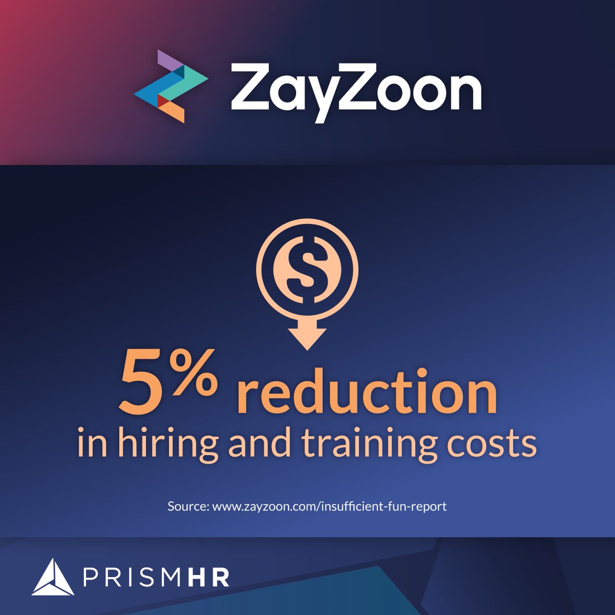 In 2023, ZayZoon has delivered impressive results through partnerships with HR service providers like yours. Learn more about ZayZoon at hubs.la/Q02b6tjV0

#PrismHR #PrismHRMarketplace #EWA