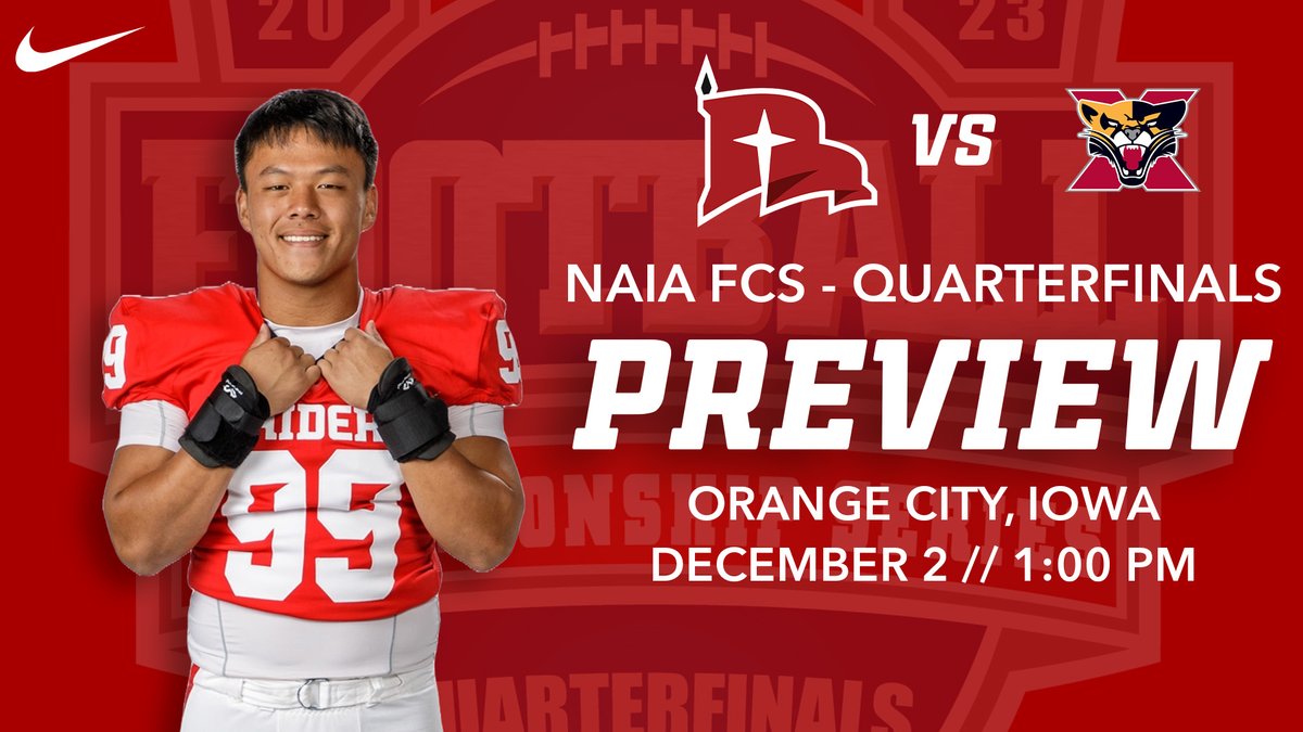 PREVIEW | Red Raiders to Clash with Saint Xavier in <a href="/NAIA/">NAIA</a> FCS Quarterfinals.

📰: tinyurl.com/yuafmvrq

#RaidersStandOut | <a href="/nwc_fb/">Northwestern College Football</a>