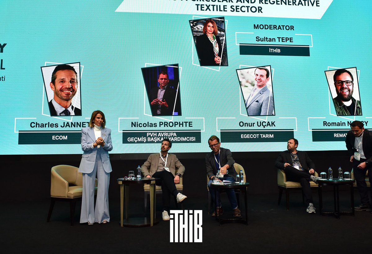 İTHİB Yönetim Kurulu üyemiz Sultan Tepe, 4.Sustainability Talks etkinliğimiz kapsamında gerçekleşen panellerimizden Tekstilde Döngüsellik ve Rejeneratif Uygulamalar Paneli moderatörlüğünü üstlendi.