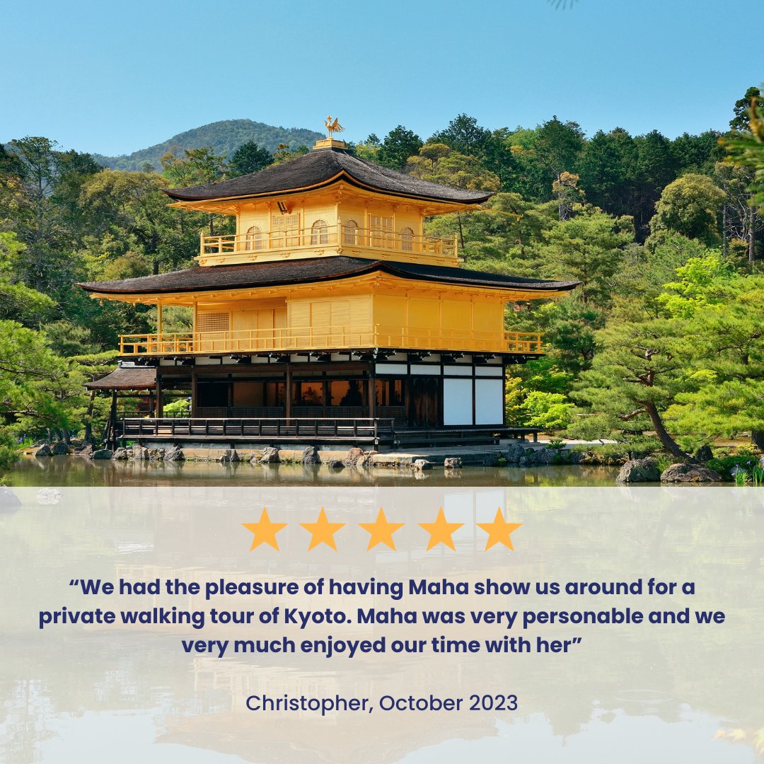 CityUnscripted's tweet photo. It’s great to hear about Christopher's wonderful time in Kyoto with our lovely guide, Maha!💌✨

Discover the heart of Kyoto with us, where personal connections and magical memories await!⛩️

https://t.co/9VI6D8Sas2 https://t.co/u6mfsOYyhV