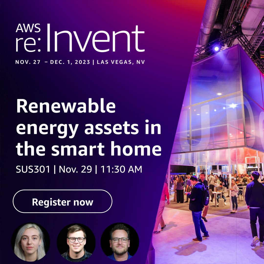 At #reinvent2023 and want to get stuck into solving a tricky problem that adds up to  huge de-carbonization impact? Join us on Wednesday at 1130 in Mandalay  Bay - South Pacific F to learn how scheduling your energy assets can  help de-carbonize energy grids.