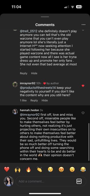 This comment would&rsquo;ve destroyed me 2 years ago. Finding your value within yourself does wonders for the