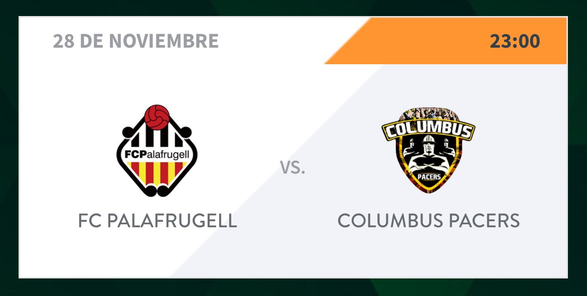 ‼️Nueva jornada liguera:

🏆 1a VFO Grupo C
🆚 <a href="/ColumbusVCP/">Columbus Pacers ᵀᴹ</a> 
⏰ 23:00

#SomhiPala⚪️⚫️