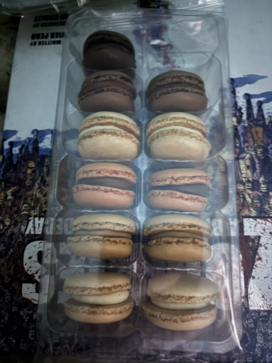 beth_wagg's tweet photo. @AldiUK hi Aldi. Someone stole a macaron!! https://t.co/NbBaH2Zvv6