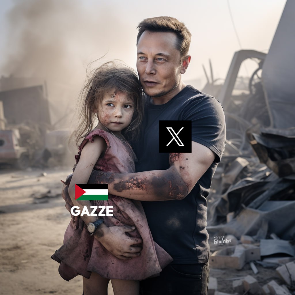 İşgalci İsrail'in propagandasına alet olma <a href="/elonmusk/">Elon Musk</a>

Savaşın gerçek yüzünü görmek için Gazze'ye git!

#ZionistLobbyAttack