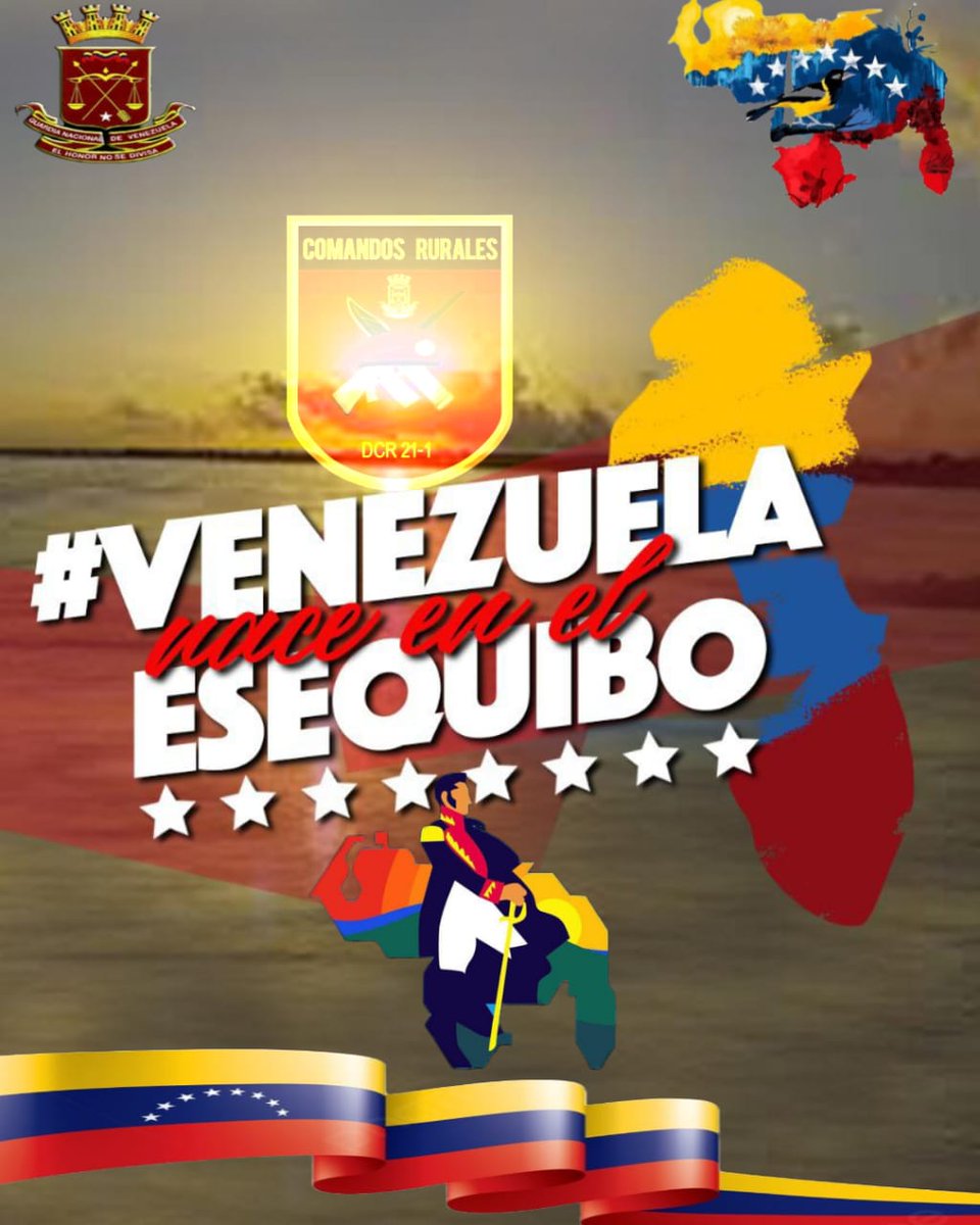 #28Nov  La defensa de nuestro suelo patrio es una herencia de siglos. Nuestra cultura y tradiciones siempre han exaltado el resguardo de nuestra Soberanía y geografía del territorio nacional venezolano.
¡Independencia o Nada!
#ElEsequiboEsDeVenezuela
#VenezuelaTodaPorElEsequibo