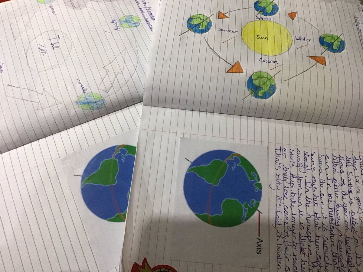 BroomfieldsJnr's tweet photo. 5CH have been finding out why we have seasons in Science #Broomfieldsscience https://t.co/xTlPfJM1Je