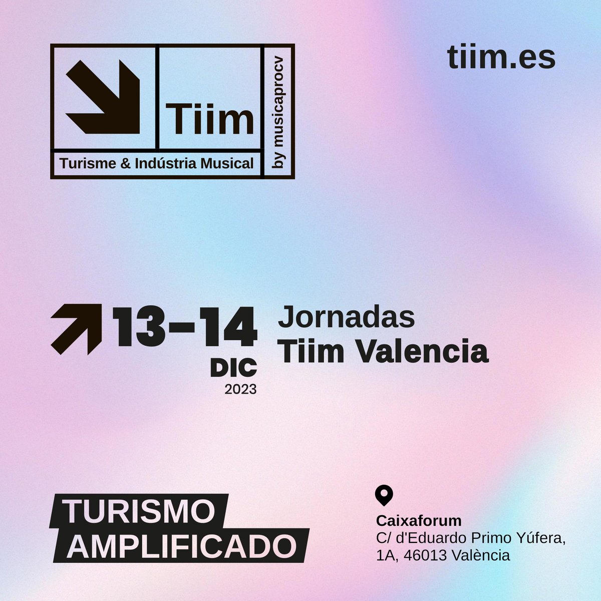 🎧La música nos hace viajar. El turismo musical arroja datos sorprendentes, ¿los conocías?

↘️ Las V Jornadas TIIM ponen en valor la fuerza de la música como impulsora del sector turístico.

🔗 Inscripciones abiertas en el link en docs.google.com/forms/d/e/1FAI…