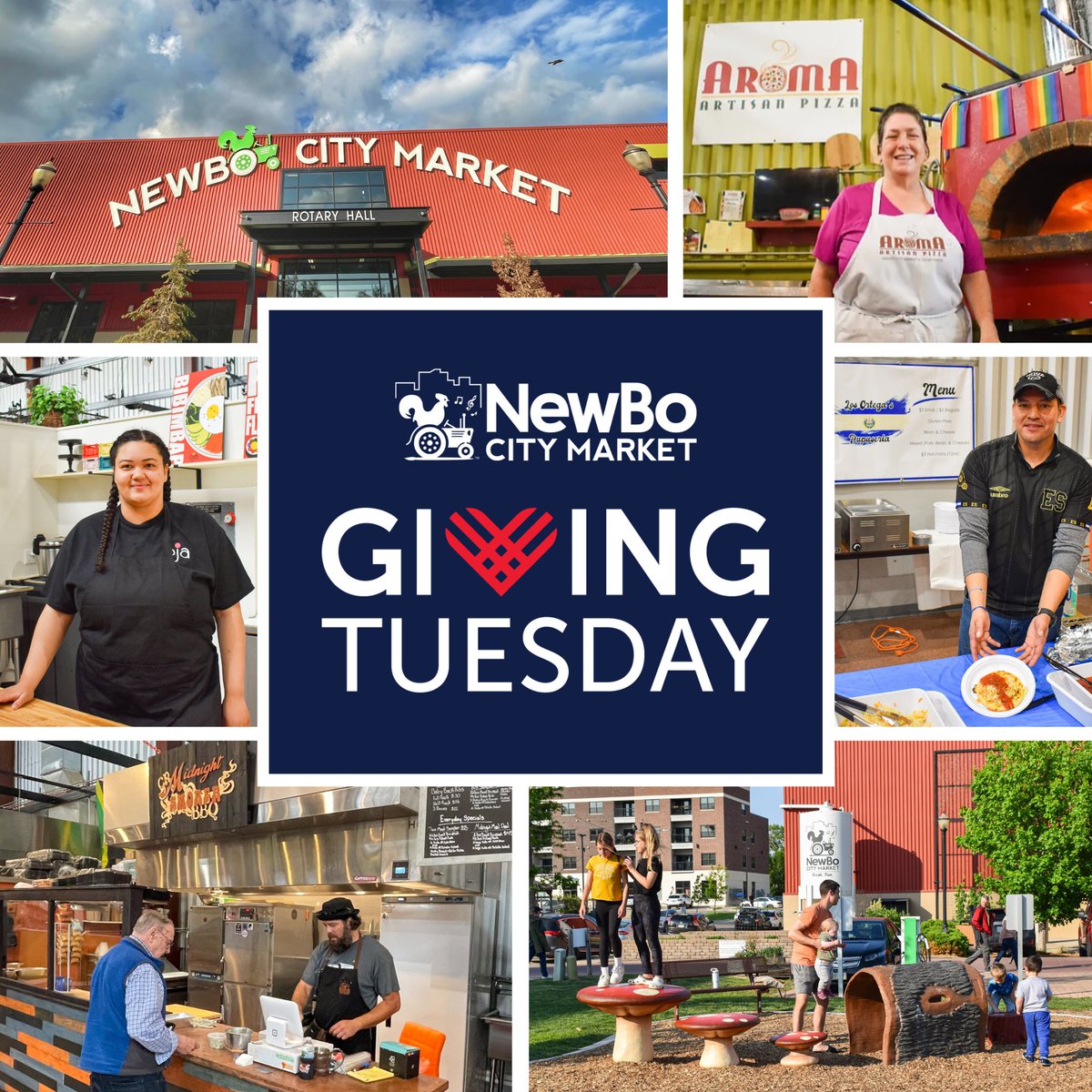 Over the years, NewBo City Market has nurtured 50+ businesses, hosted numerous events, and created countless cherished memories. Make a gift today on #GivingTuesday and join us in continuing our mission and supporting our Shopkeeper community: tinyurl.com/NBCM-Giving-Tu…