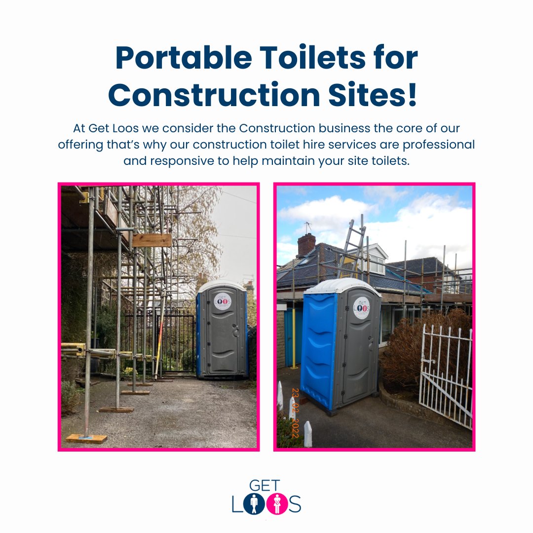 getloosltd's tweet photo. We know that you want a quality product and service that you can rely on, and at #GetLoos we are dedicated to providing the very best construction site toilet hire services! 👷

Find out more about our #portabletoilethire for #constructionsites here 👇

https://t.co/n9hrQu8WH1 https://t.co/13fccog5oz