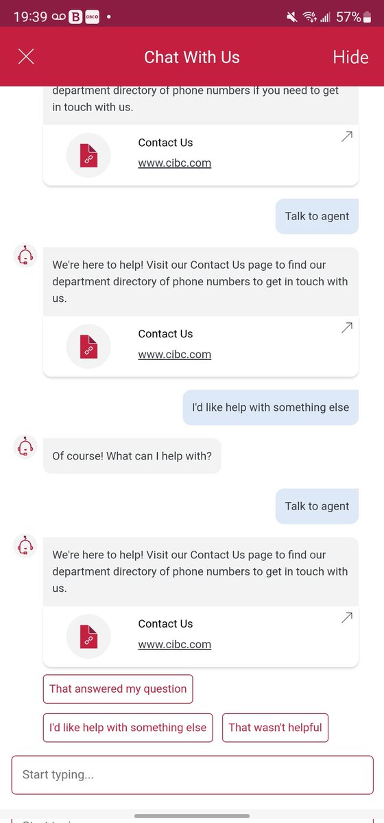 Cycling_Broooon's tweet photo. @cibc I have no idea what SHOULD happen, but I've been getting this message for 2 days... https://t.co/DgfEyGhXae