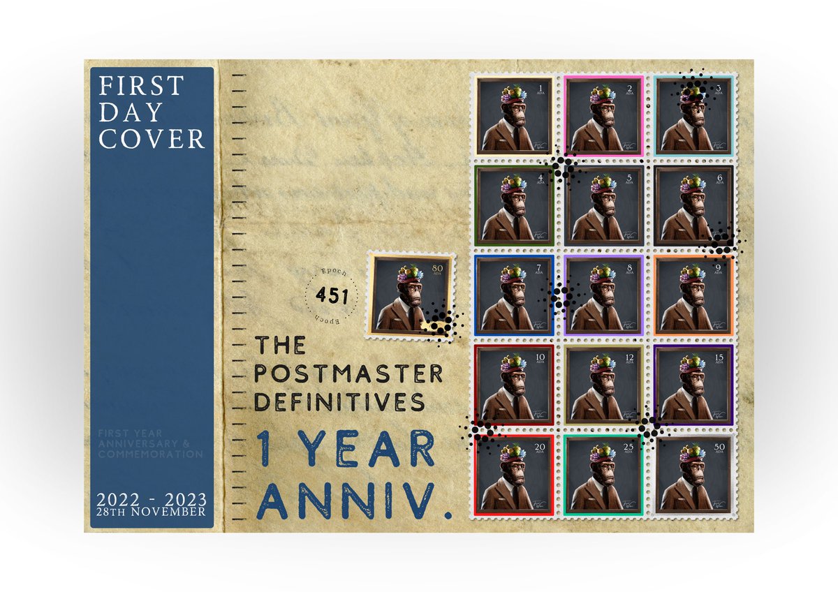 SpaceWave112358's tweet photo. The POSTMASTER always delivers! @stamp_library @the_ape_society https://t.co/01vCIgKeTR