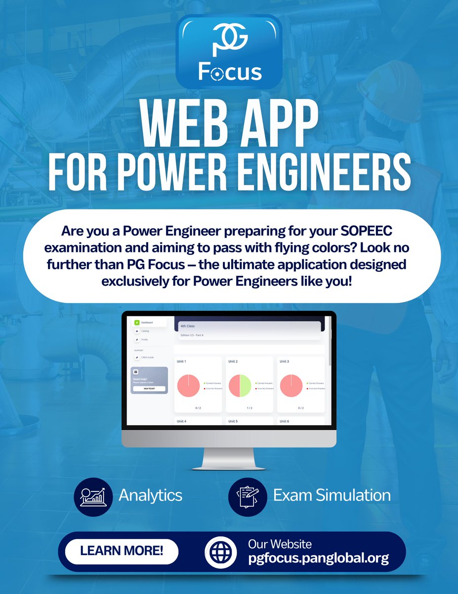 PanGlobal's tweet photo. Why choose PG Focus as your SOPEEC study buddy? 

- Test your knowledge with practice exams resembling the actual SOPEEC format.  
- Monitor your progress and pinpoint weak areas to focus your efforts effectively. 
- Study on the go with our user-friendly web-based application. https://t.co/JS3skbMKsr