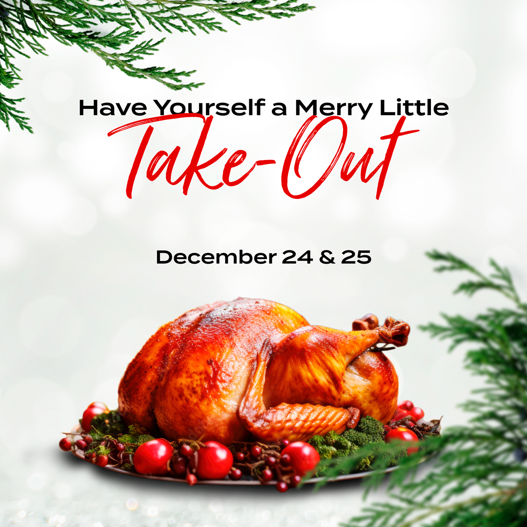 Have yourself a merry little takeout! 🍽️ Let The Atlas° take the stress out of your Christmas feast. Now that the snow has fallen, the Christmas lights are up, it's time to talk Turkey 🦃

🔗Click the link to order now!
bit.ly/3pqxsRS